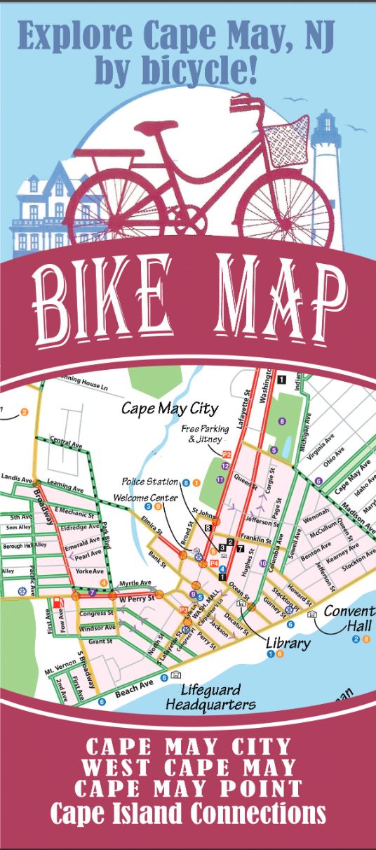 Official Website For The City Of Cape May NJ - Cape May Bike Map